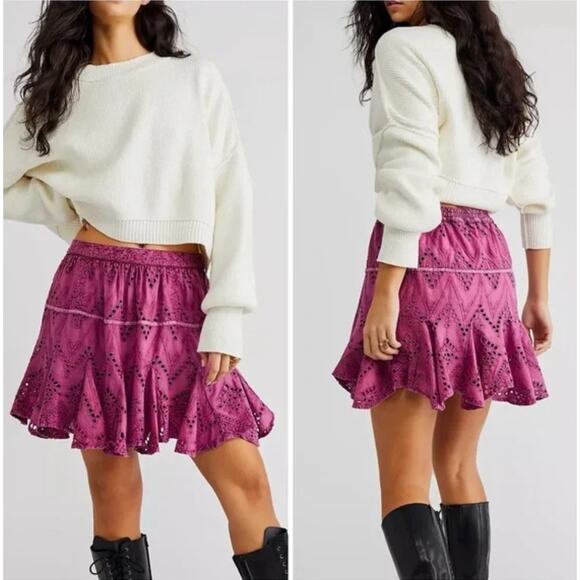 Free People Dresses & Skirts - Free People Serenity Skirt Purple Small